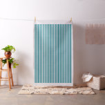 White stripe/ Aqua - or - change to another color Fabric