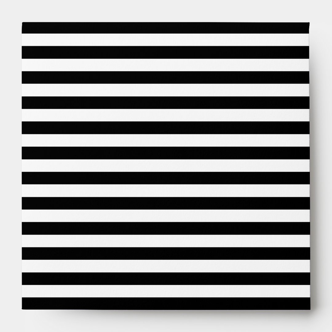 White Striped Envelope Zazzle