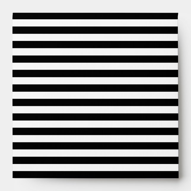 White Striped Envelope (Front)