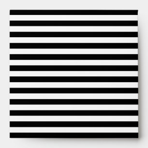 White Striped Envelope