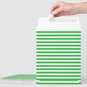 White Stripes Design Envelope Mailers