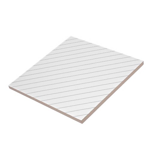 White Stripes Diagonal Lines Pattern Ceramic Tile Zazzle 