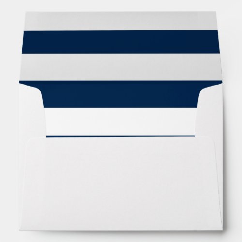 White Stripes Editable Background Colors Envelope