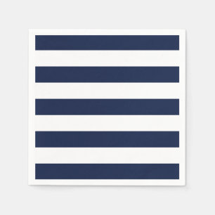 White Stripes Pattern {pick your background color} Napkins