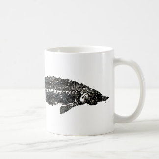 White Sturgeon Gyotaku-40-Item Coffee Mug