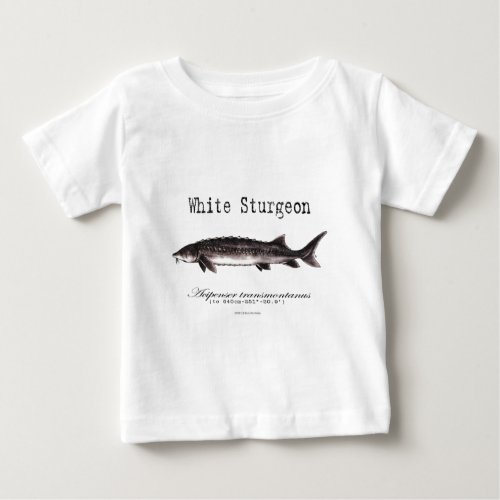 White Sturgeon Titled items Baby T_Shirt