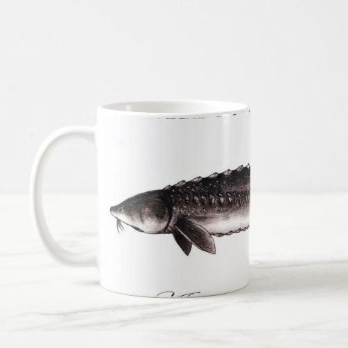 White Sturgeon Titled items Coffee Mug