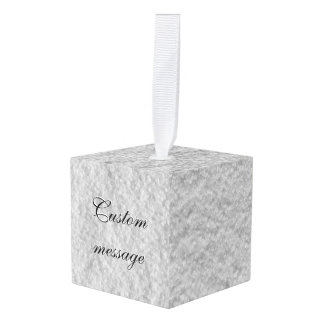 White Sugar Cube Ornament