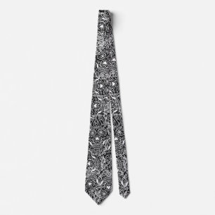 White Sugar Skulls Neck Tie