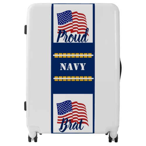 White  Suitcase _ Proud Navy Brat