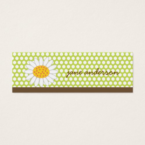 White Summer Daisy Fun Custom Thank You Gift Tag / Business Cards