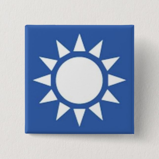 White Sun Button (Front)