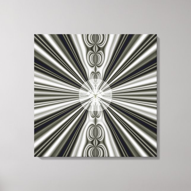 White Sun Canvas Print (Front)