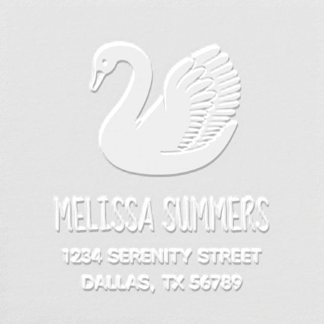 White Swan Address V2 Embosser (Design)