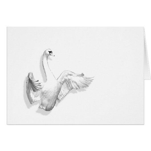 White Swan - card (Front Horizontal)