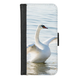 White swan Cygnus iPhone 8/7 Wallet Case