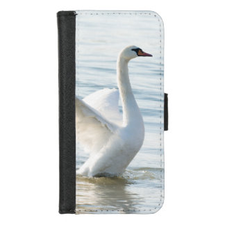 White swan Cygnus iPhone 8/7 Wallet Case