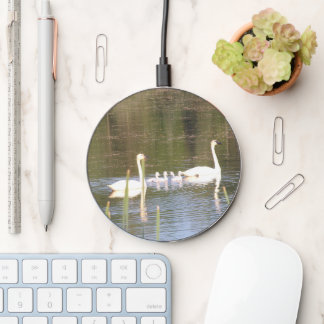 White Swan Family Wireless Charger