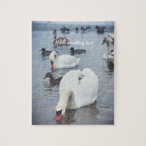 White Swan Jigsaw Puzzle