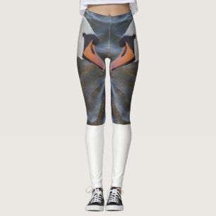 White Swan Leggings