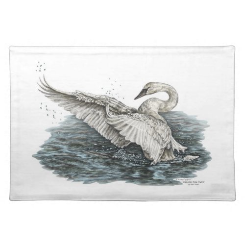 White Swan on Water Placemat