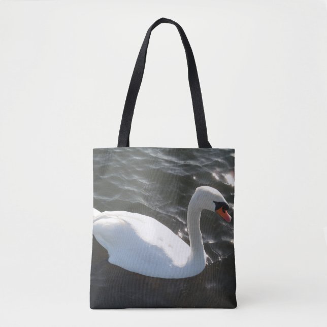White Swan Tote Bag (Front)
