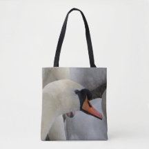 White Swan Tote Bag