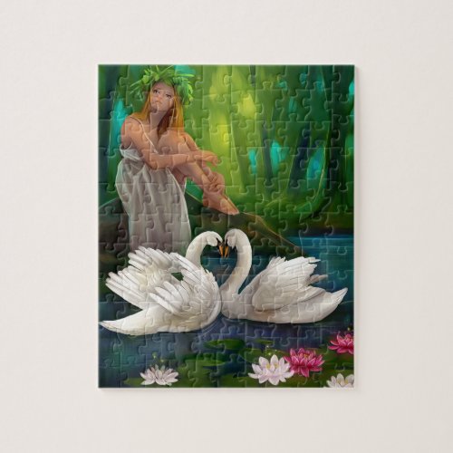 White Swans Fantasy 100 Puzzle