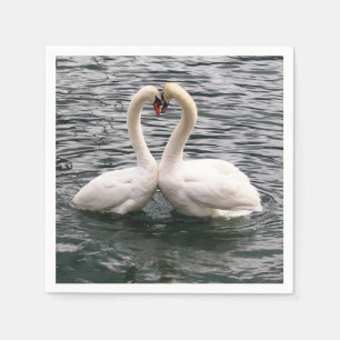 White Swans Napkins