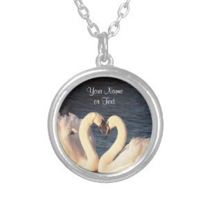 White Swans Necklace