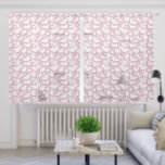 White Swans On Pink Girls Sheer Curtains<br><div class="desc">This is the cutest  pair of curtains with pink and white swans on a white background for a little girl's room.
This pattern is also on a matching rug in this pattern.</div>
