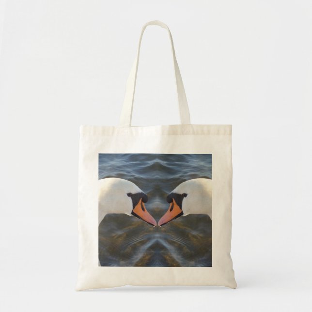 White Swans Tote Bag (Front)