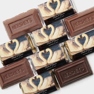 White Swans Wedding Hershey's Miniatures