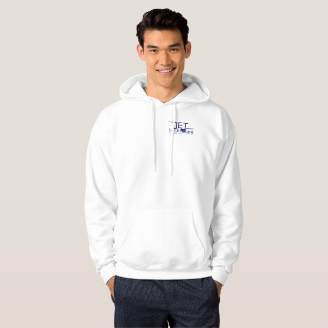 White Sweatshirt with Color Logo (Front Full)