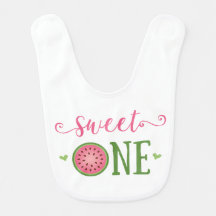 White Sweet One Watermelon 1st Birthday Outfit