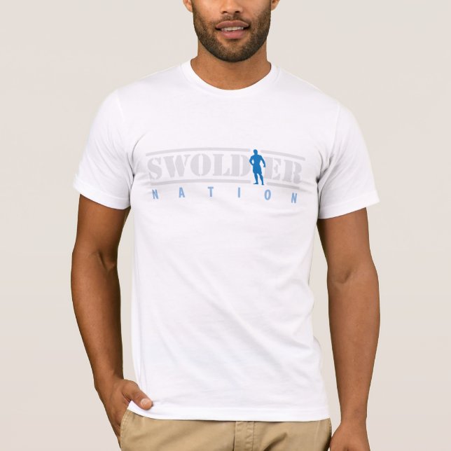 White Swoldier Nation T-Shirt (Front)