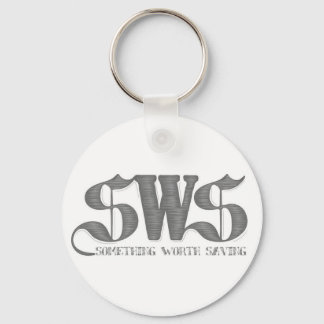 White SwS Keychain
