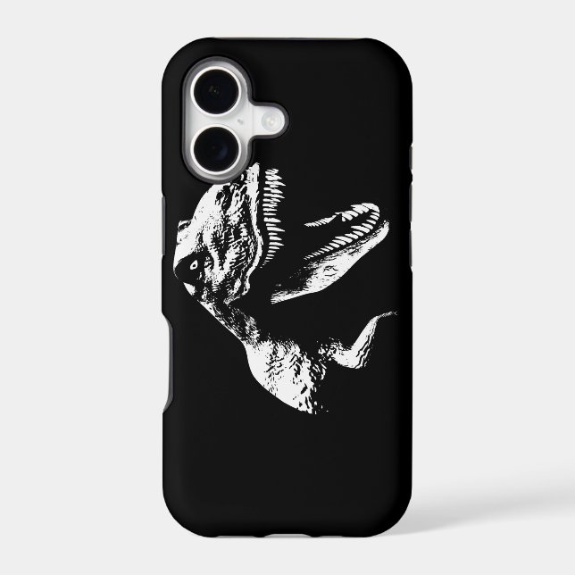 White T Rex Case-Mate iPhone Case (Back)