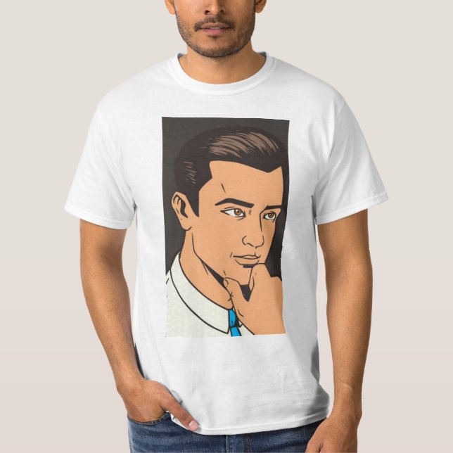 White T-shirt for man  (Front)