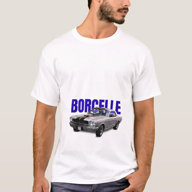 white t shirt with unique design (Front)
