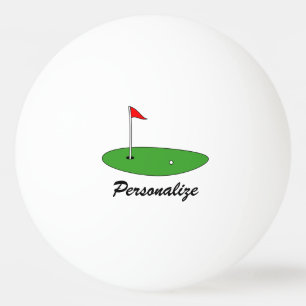 White table tennis ping pong ball for golf player