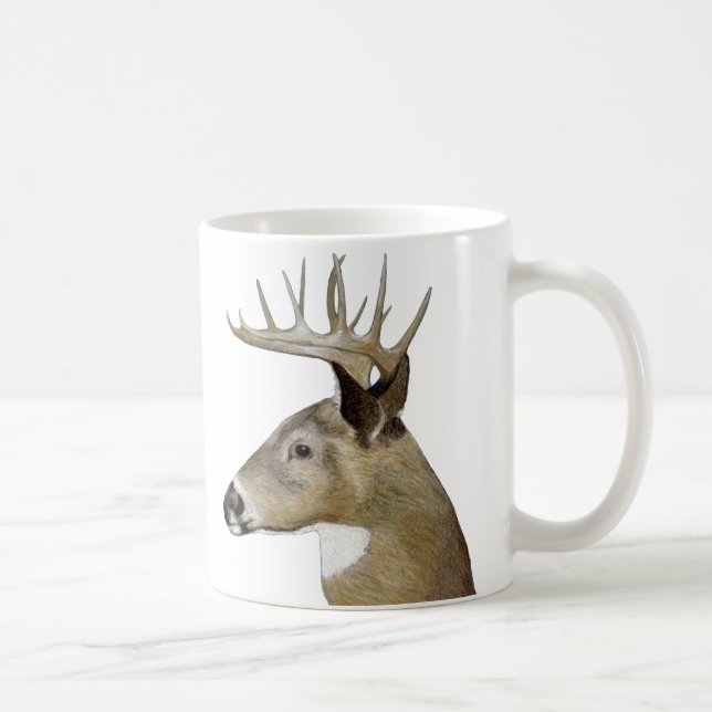 White Tail Buck Coffee Mug (Right)