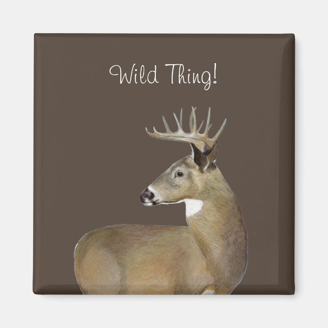 White Tail Buck Magnet (Front)