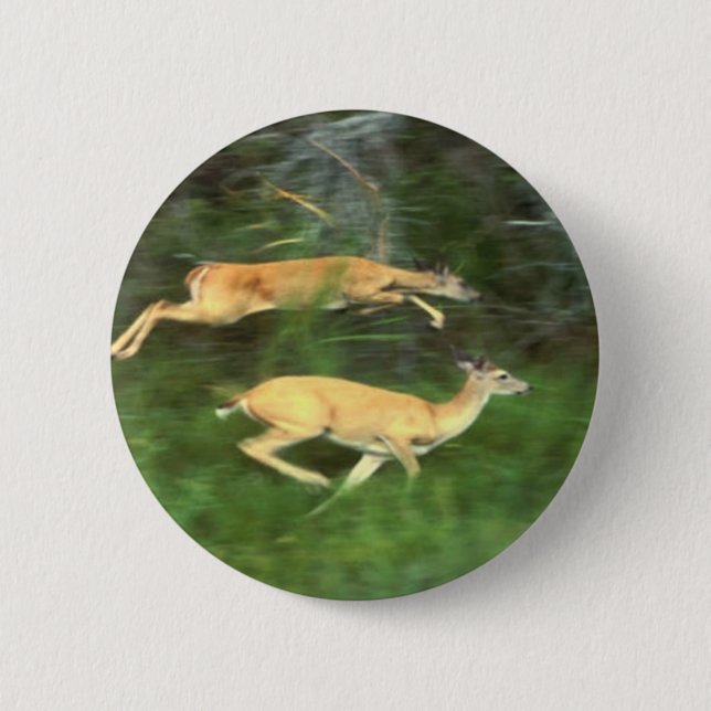 white tail deer button (Front)