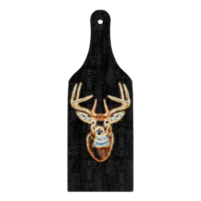 White tail Deer Head Energy Spirit Cutting Board (Front)