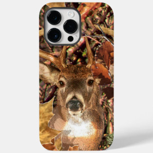 White Tail Deer Head Fall Energy Spirited on a Case-Mate iPhone 14 Pro Max Case
