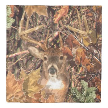White Tail Deer Head Fall Energy Spirited On A Duvet Cover by TigerDen at Zazzle