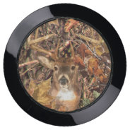 White Tail Deer Head Fall Energy Spirited On A Usb Charging Station at Zazzle