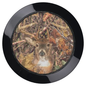 White Tail Deer Head Fall Energy Spirited On A Usb Charging Station by TigerDen at Zazzle