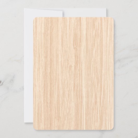 White Tail Deer Head Wood Grain Background (Back)